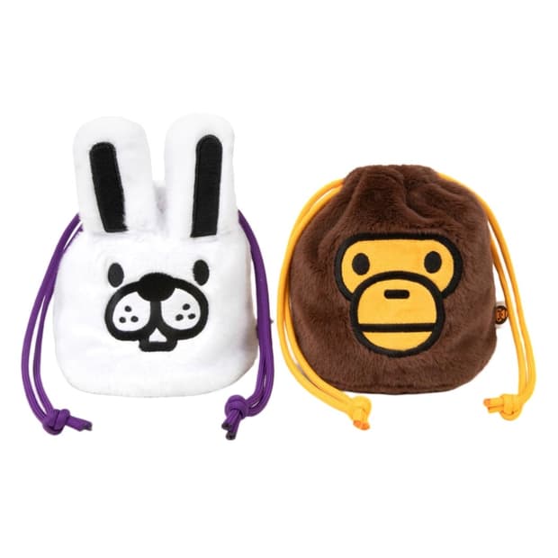 (새상품) 베이프 베이비 마일로 파우치 세트