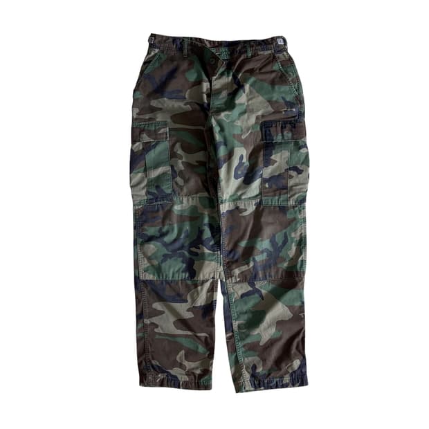 vintage woodland 카모팬츠
