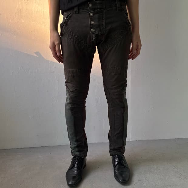 디스퀘어드 2 밀리터리 스키니 진