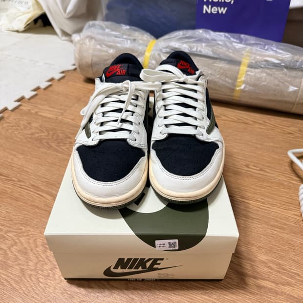 [260] (W) 조던 1 x 트래비스 스캇 레트로 로우 OG SP 미디