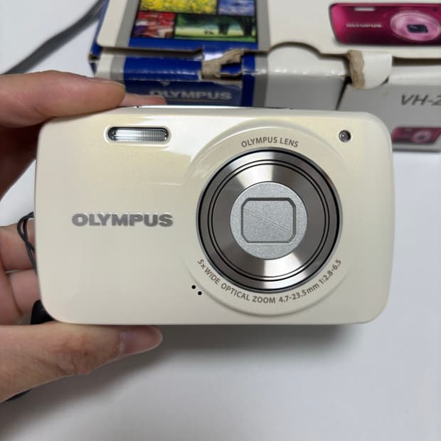 작례o, 소프트포커스) 올림푸스 VH-210 화이트