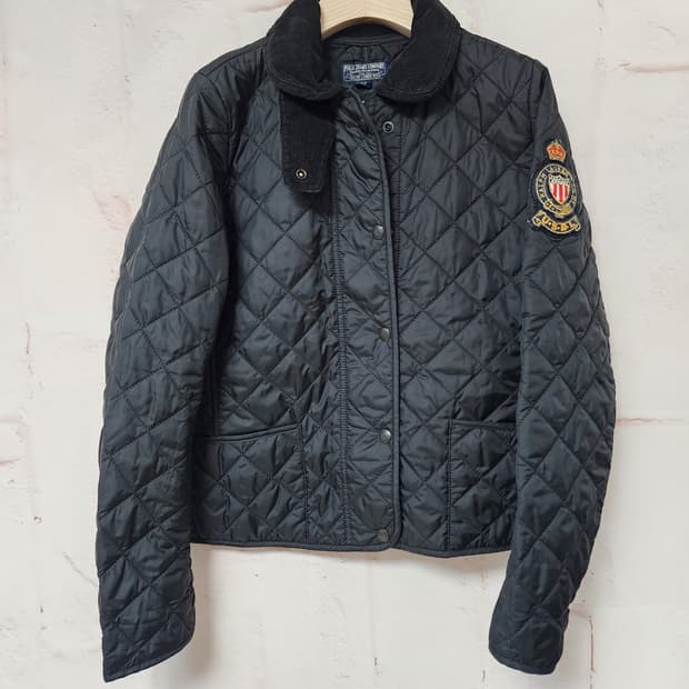 폴로 진스블랙 퀼팅 자켓