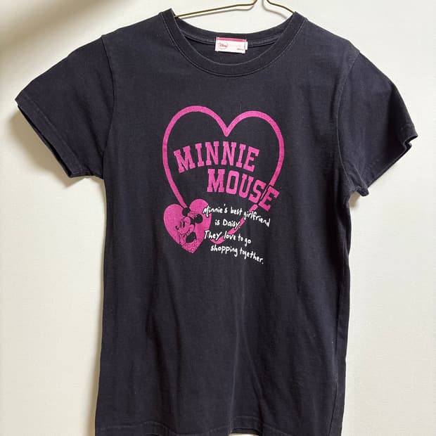 펑크 갸루 키치 미니마우스 미키마우스 디즈니 반팔