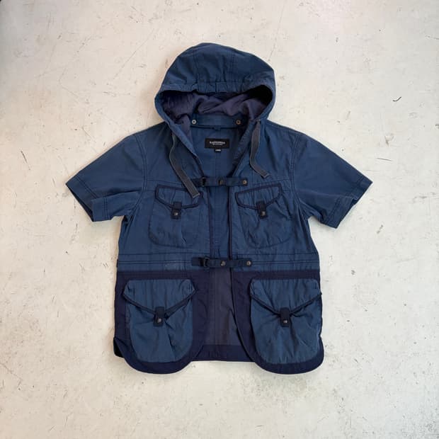 이스트로그 유틸리티 후드 반팔자켓 L