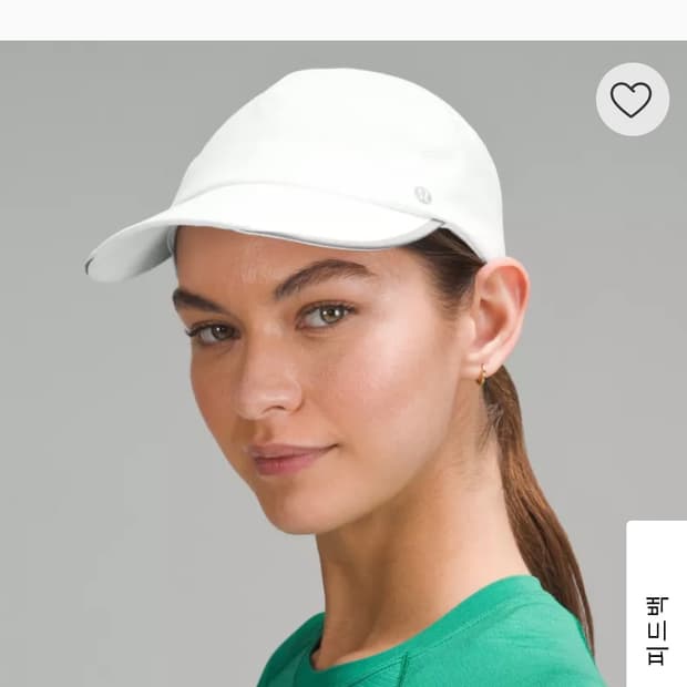 룰루레몬 패스트 앤 프리 러닝 햇 (새상품)