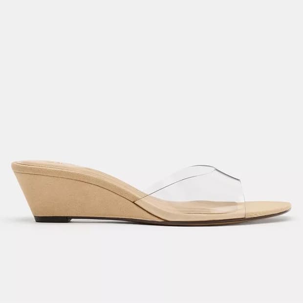 zara 자라 비닐 웨지 샌들 젤리 샌들