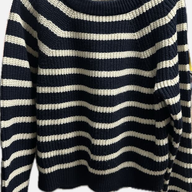 스트라이프 니트