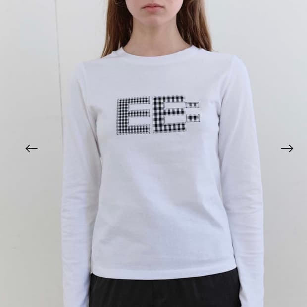 엔조블루스 픽셀 로고 티셔츠