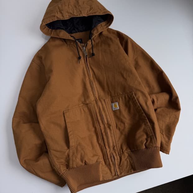 Carhartt  칼하트 디어본 캔버스 브라운 액티브 자켓 