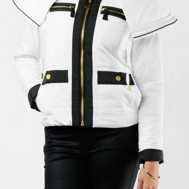 급처상태양호!쥬시꾸뛰르 세일러카라 빅카라 귀요미 패딩 점퍼 자켓 아우터