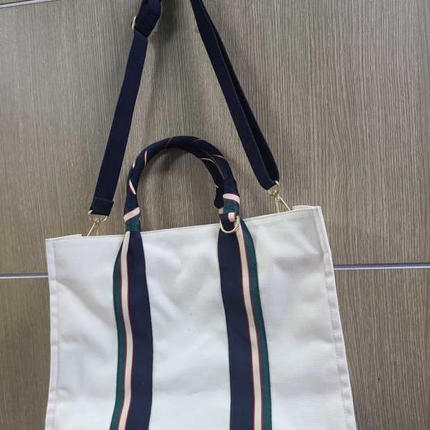 빈폴 패브릭 토트백 크로스백 