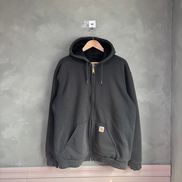 칼하트 써멀 후드집업 블랙