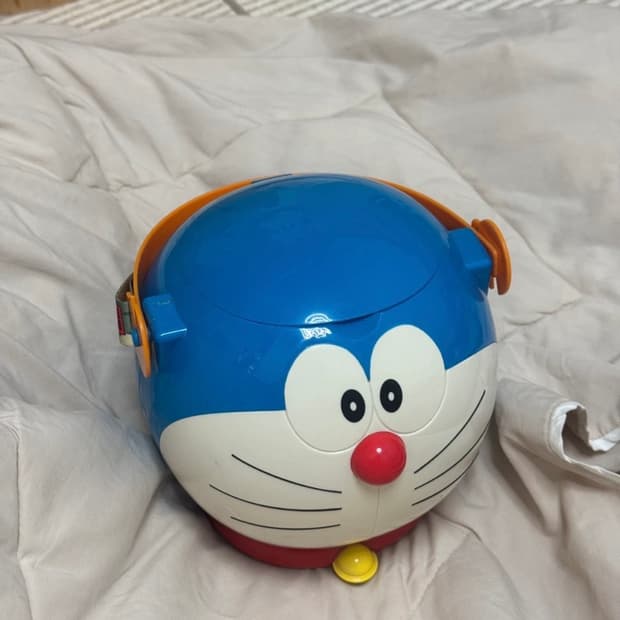 도라에몽 100주년 기념 빈티지 팝콘통