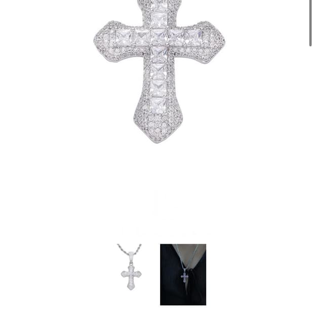 리버레잇 목걸이 실버