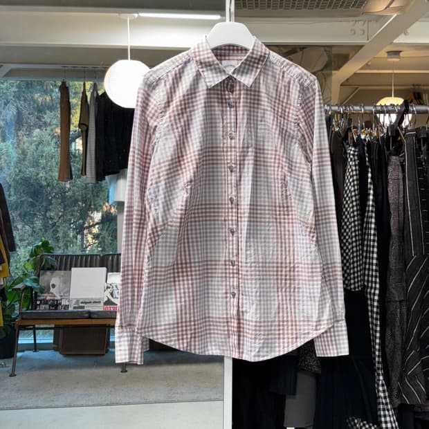 브룩스 브라더스 깅엄 체크 셔츠