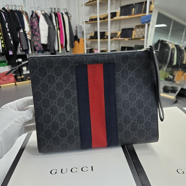 [A급컨디션]구찌 웹삼선 보야주 클러치백