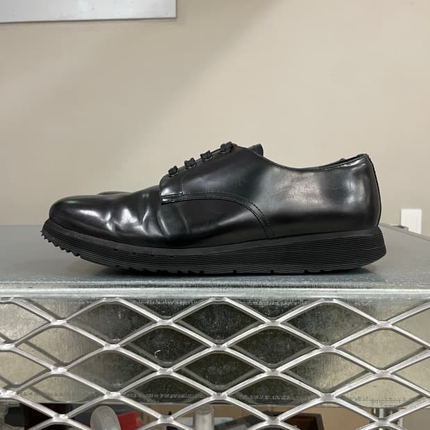 프라다 레이스업 더비 블랙 8