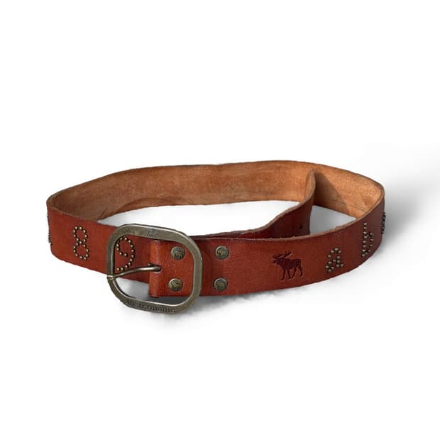 Abercrombie & Fitch Studded Leather Belt