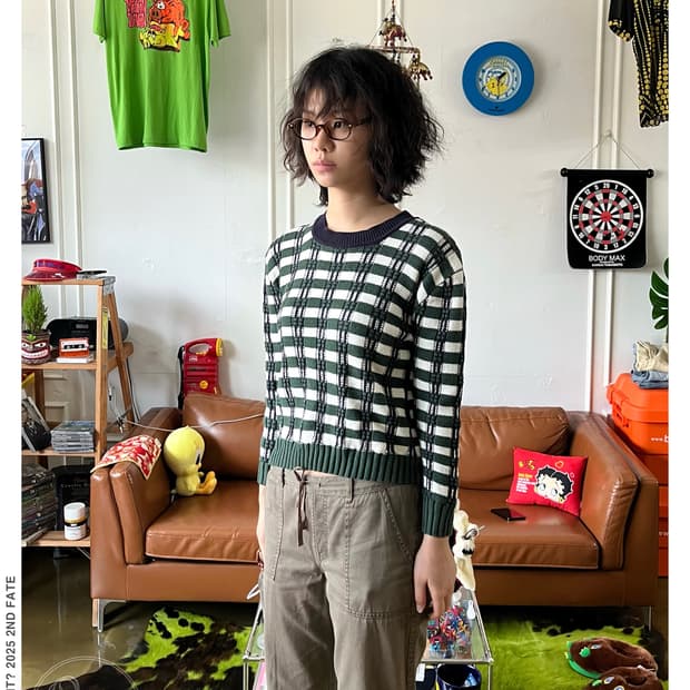 BEAMS Heart Japanese 3D Cable Knit