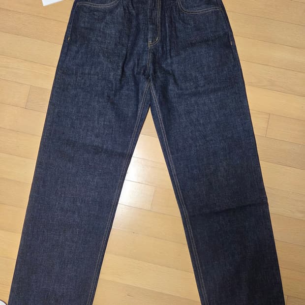 인더로우 셀비지 WT 와이드테이퍼드 데님 인디고블루 2