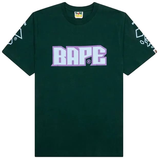 Bape 베이프 풋볼 티셔츠 그린 XL