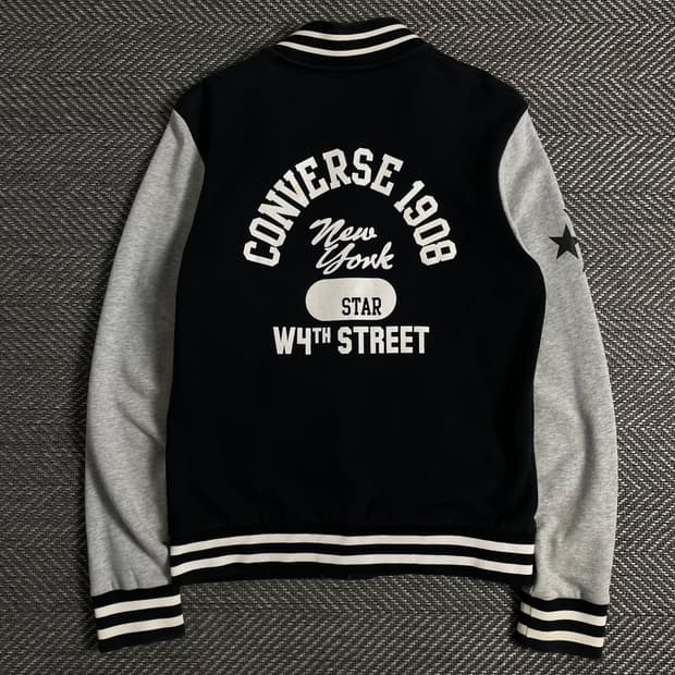 00s 컨버스 빅로고 올드스쿨 스웻 바시티 자켓o 3627