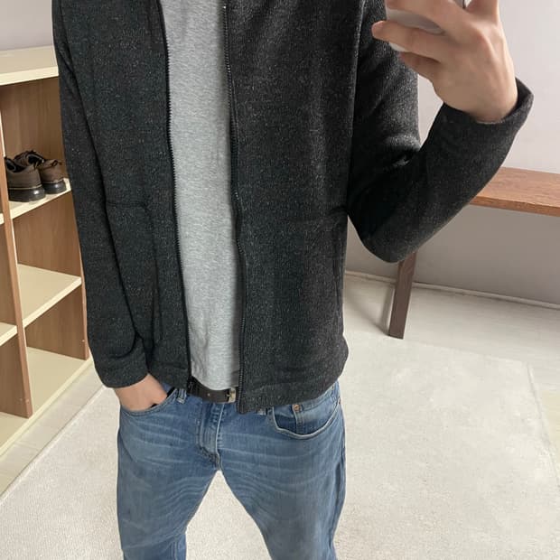 S) GU 브라운 후리스