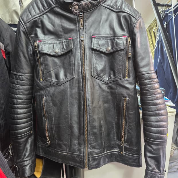 본프리   블랙   라이더  자켓