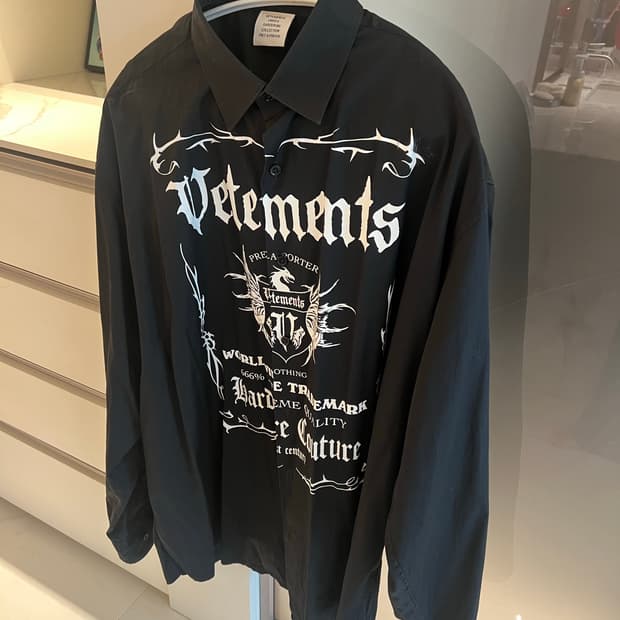 베트멍 오버핏 셔츠