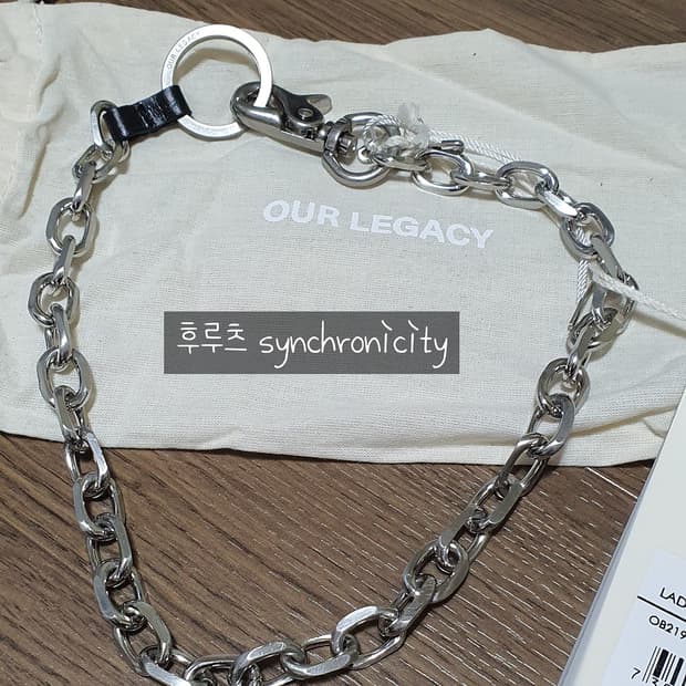 초특가) 새제품 아워레가시 라돈 체인 목걸이 키체인