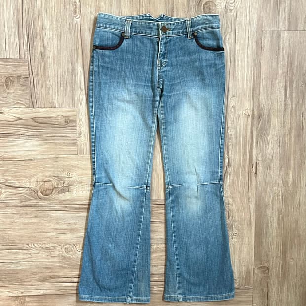 anion jeans 버클 데님 팬츠