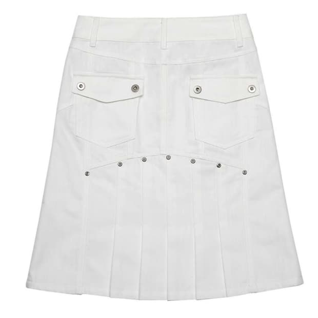 tiles rivet cotton skirt 구함