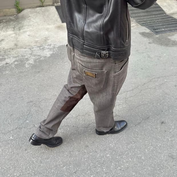 돌체앤가바나 아카이브 패치 데님