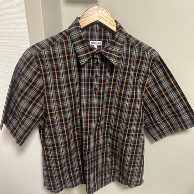 Pocket Check Half Shirts