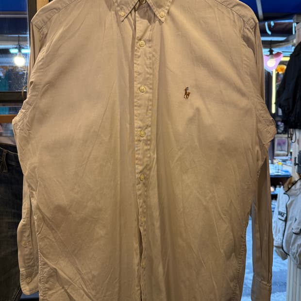 폴로 랄프로렌 멀티포니 베이지 셔츠