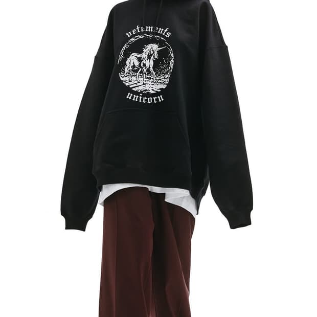 [XS] 베트멍 유니콘 후드 블랙 19fw
