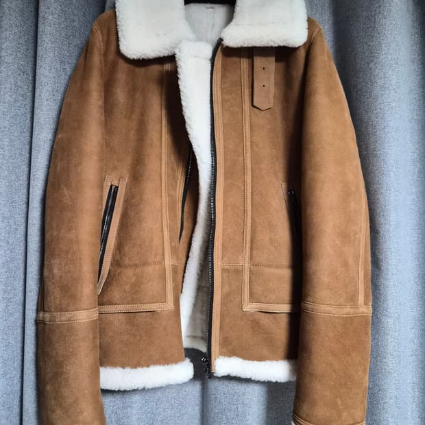 타임옴므 20fw 무스탕 팝니다 우영미 솔리드옴므 