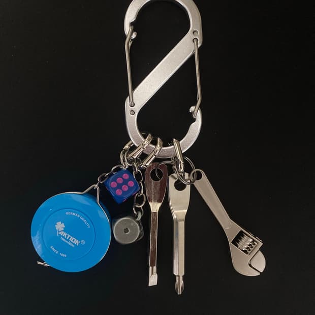 빈티지 멀티툴 EDC 키링