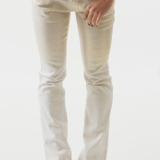 sculptor Metallic Bootcut Denim White/Go