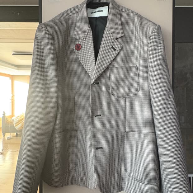 알렌느 3버튼 울 크롭 블레이저 2size