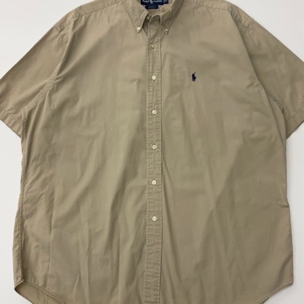 Polo 폴로 랄프로렌 베이지컬러 반팔 셔츠