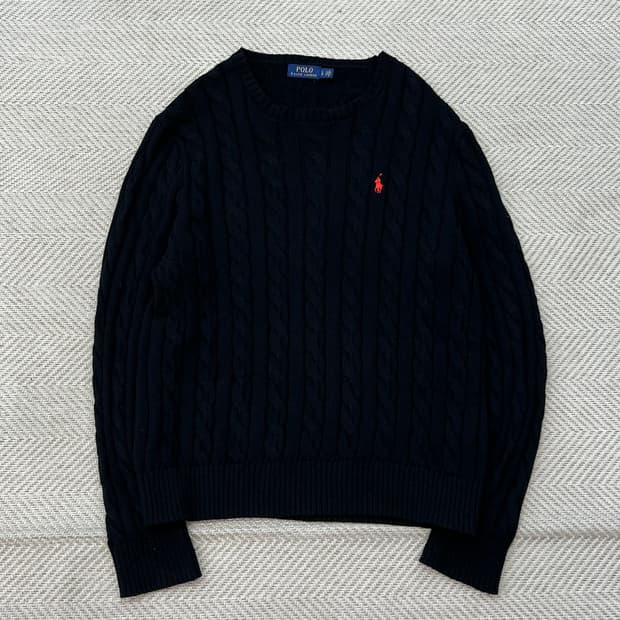 폴로 랄프로렌 꽈배기니트 r3478