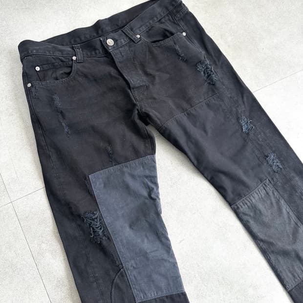 알렉산더 맥퀸 디스트로이드 블랙 진