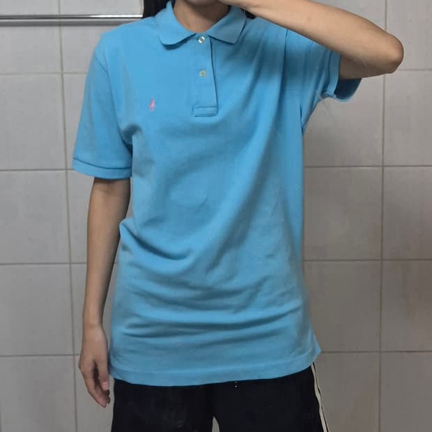 폴로랄프로렌 pk 반팔티 스카이