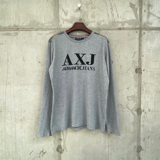 [50] AXJ 아르마니 진스 그레이 롱슬리브