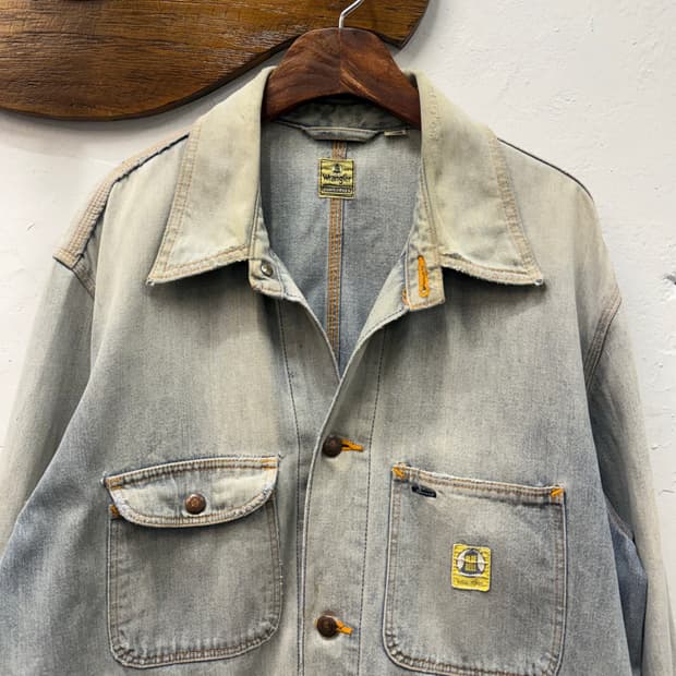L) Japan Wrangler Blue Bell Denim Chore 