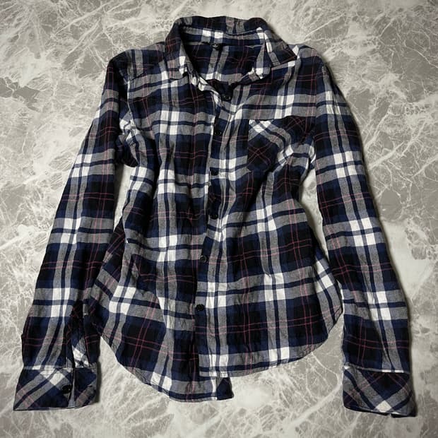 00's punk check shirts