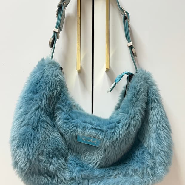 X-girl 퍼 숄더백