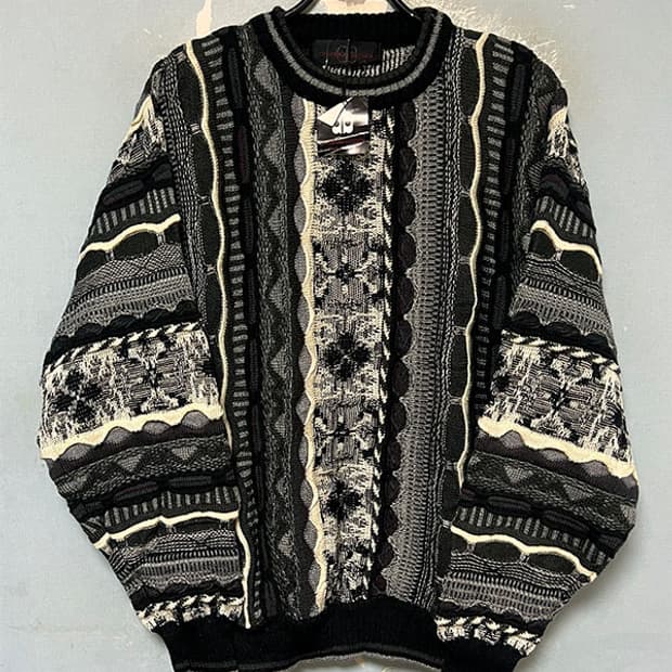 아놀드바시니 3D 케이블니트 새상품 오버핏 캐주얼 L 100