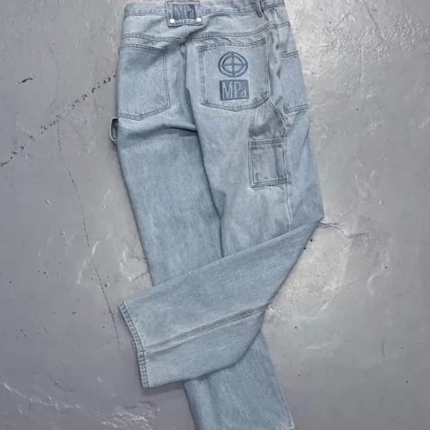 플라스틱프로덕트 데님 팬츠